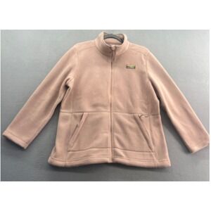 LL Bean Jacket Women's Sz L Full Zip Mountain Classic Fleece Jacket Warm Cozy